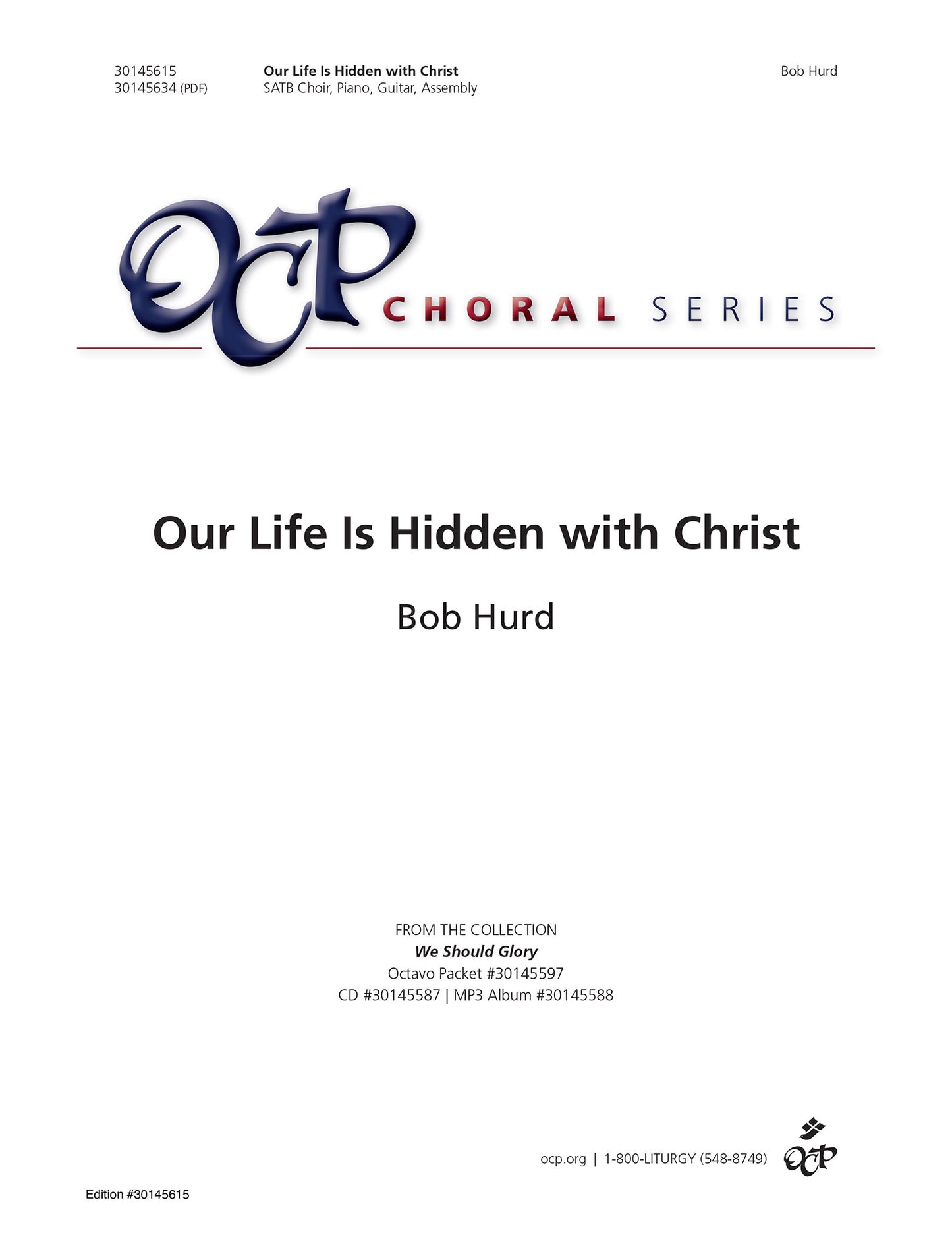 Our Life Is Hidden with Christ