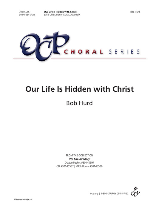 Our Life Is Hidden with Christ