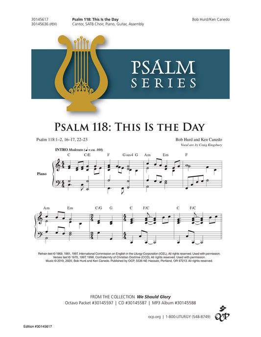 Psalm 118: This Is the Day