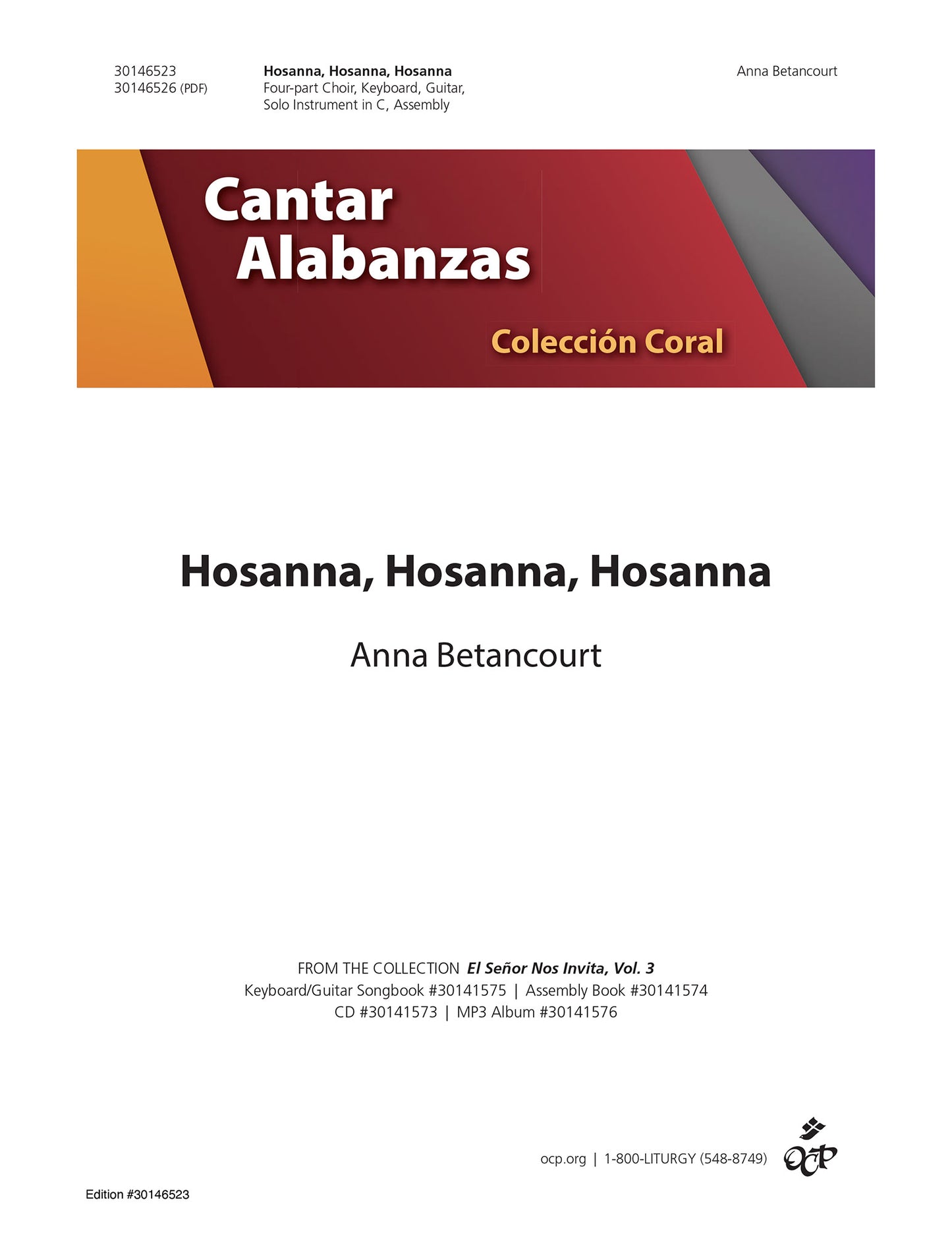 Hosanna, Hosanna, Hosanna