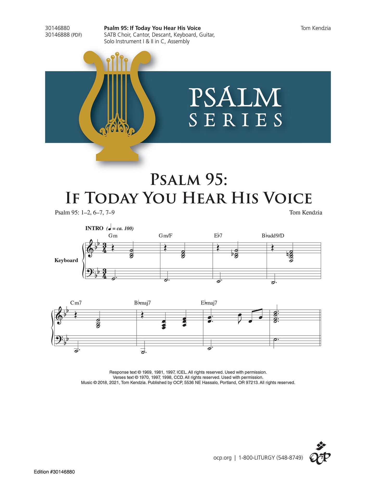 Psalm 95: If Today You Hear His Voice