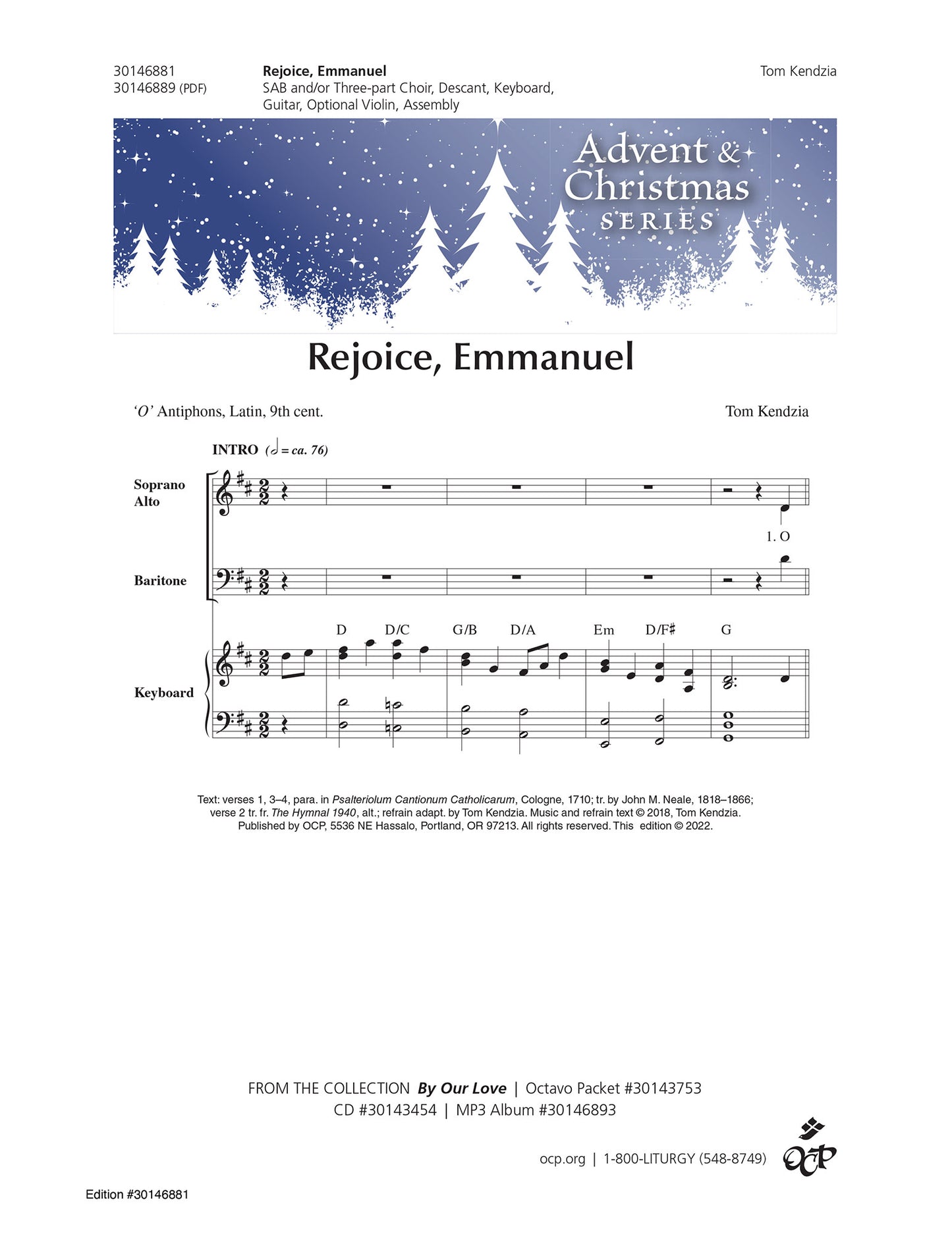 Rejoice, Emmanuel