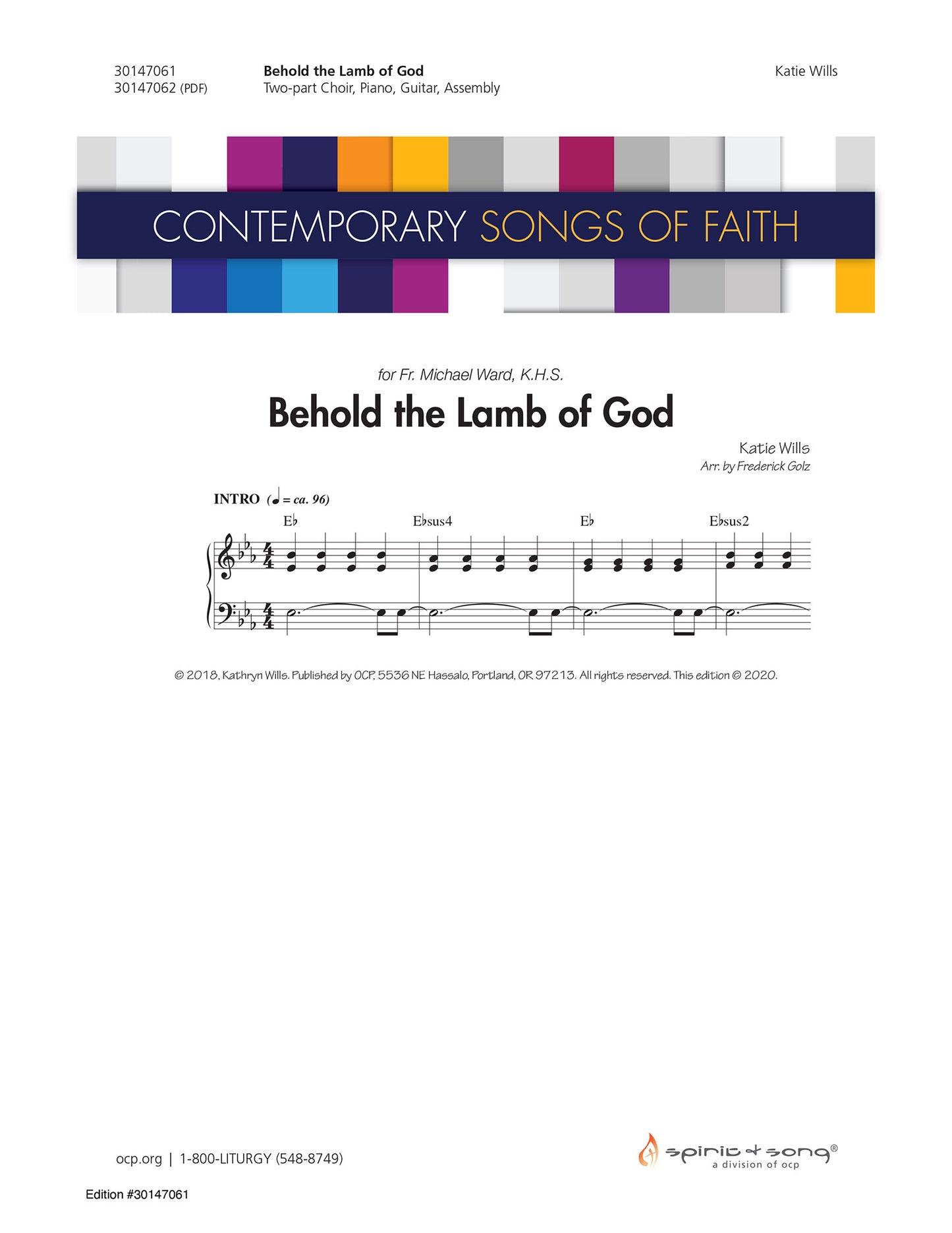 Behold the Lamb of God