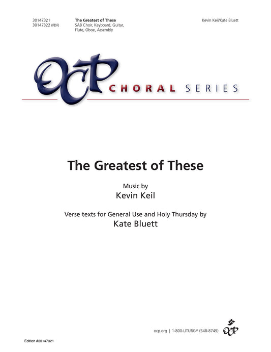 The Greatest of These