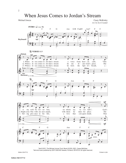 When Jesus Comes to Jordan's Stream
