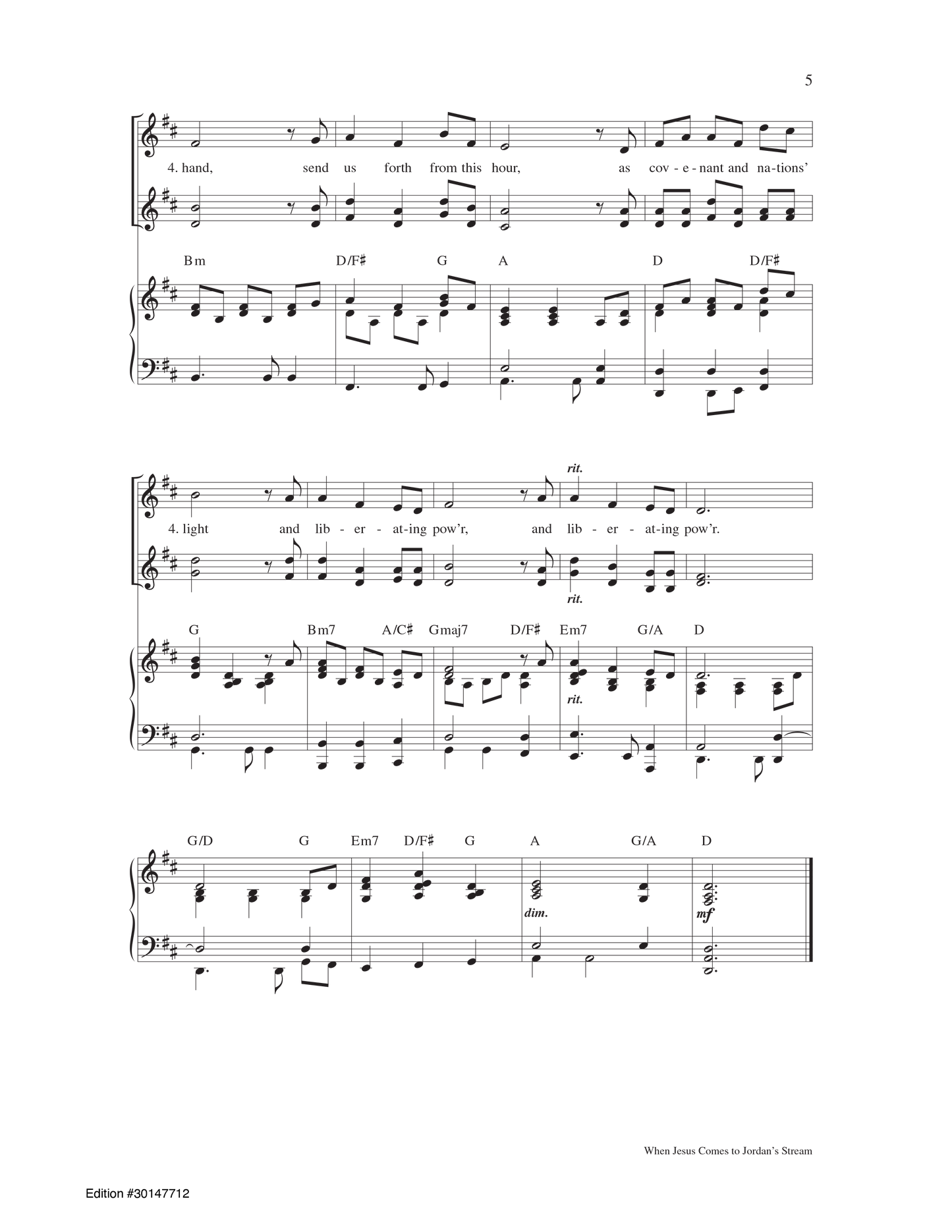 When Jesus Comes to Jordan's Stream