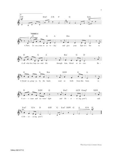 When Jesus Comes to Jordan's Stream