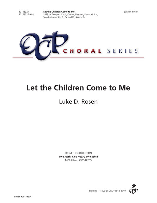 Let the Children Come to Me