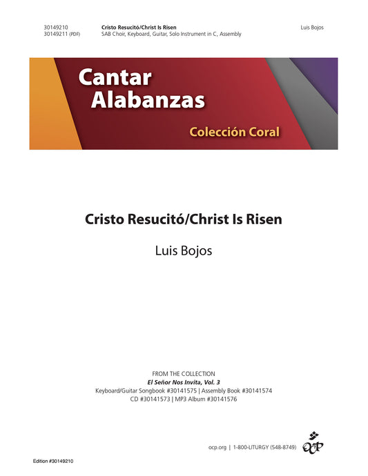 Cristo Resucit—/Christ Is Risen