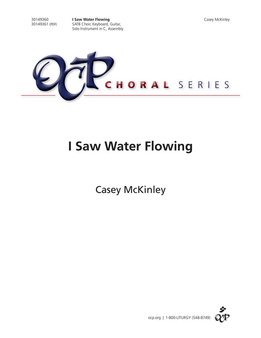 I Saw Water Flowing