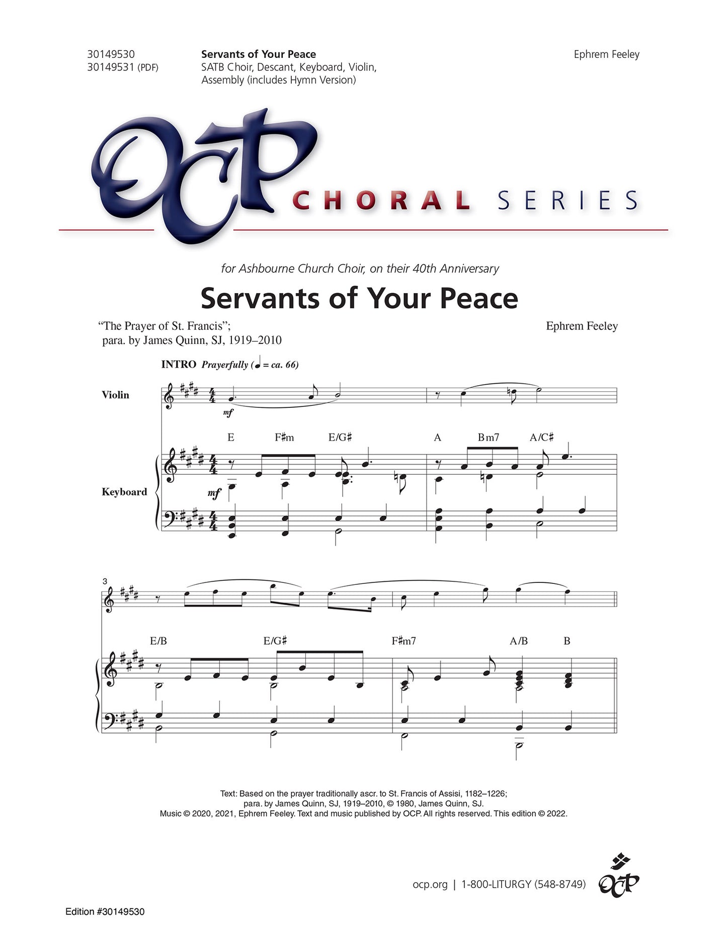 Servants of Your Peace