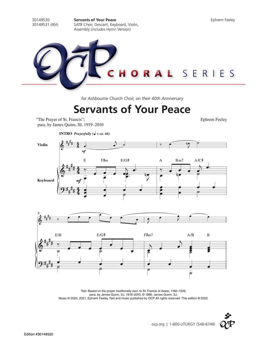 Servants of Your Peace