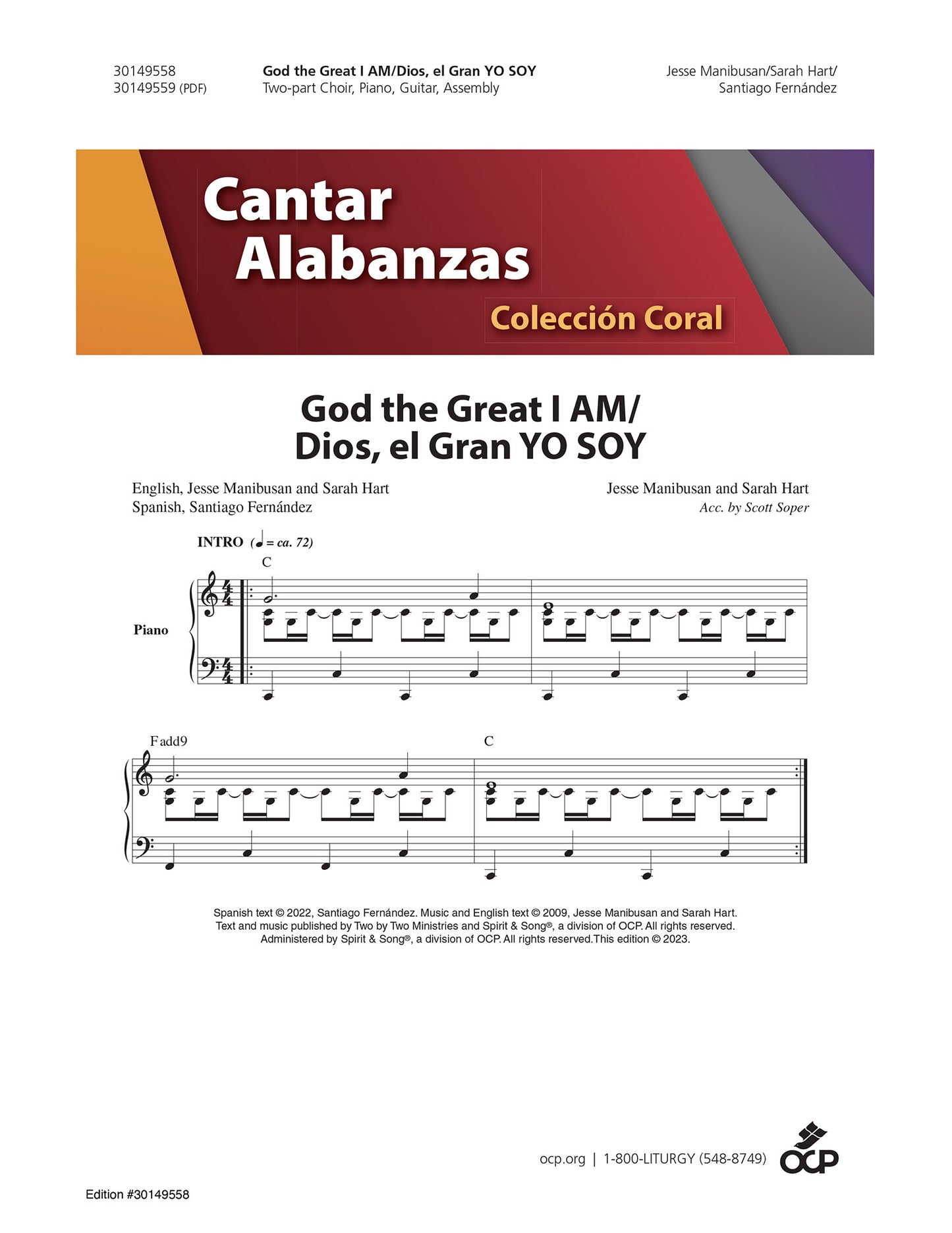 God the Great I AM/Dios, el Gran YO SOY