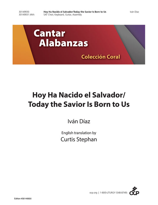 Hoy Ha Nacido el Salvador/Today the Savior Is Born to Us