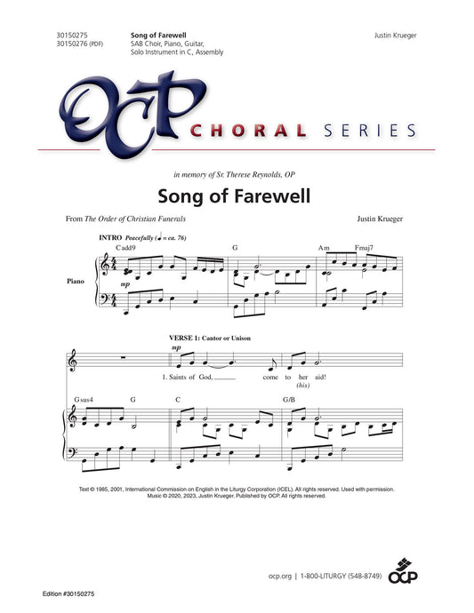 Song of Farewell