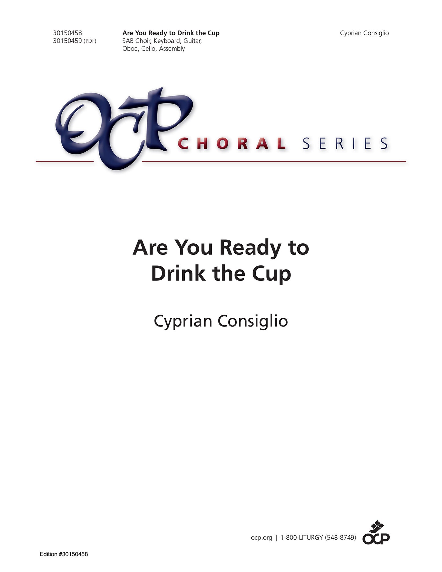 Are You Ready to Drink the Cup