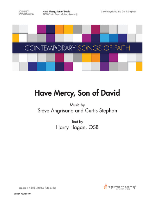 Have Mercy, Son of David