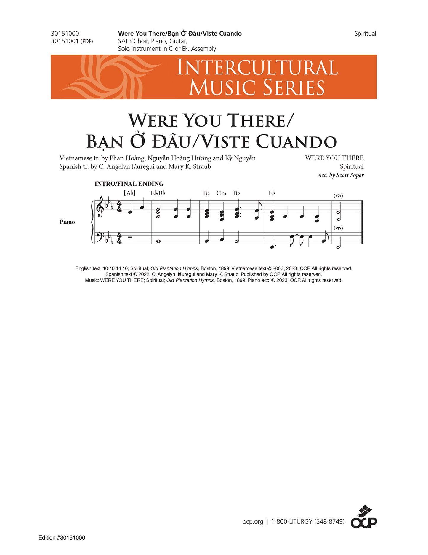 Were You There/B_n _ _‰u/Viste Cuando