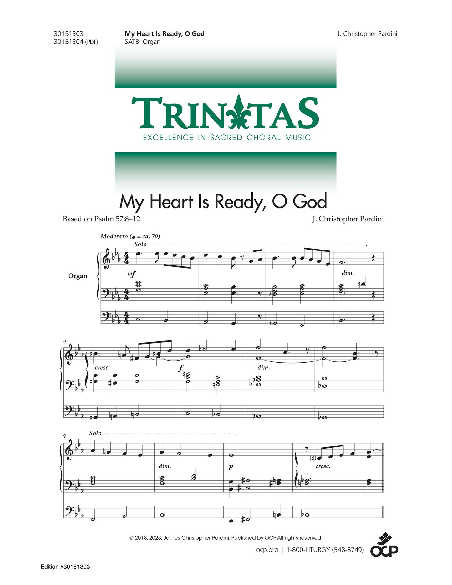 My Heart Is Ready, O God
