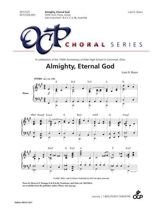 Almighty, Eternal God