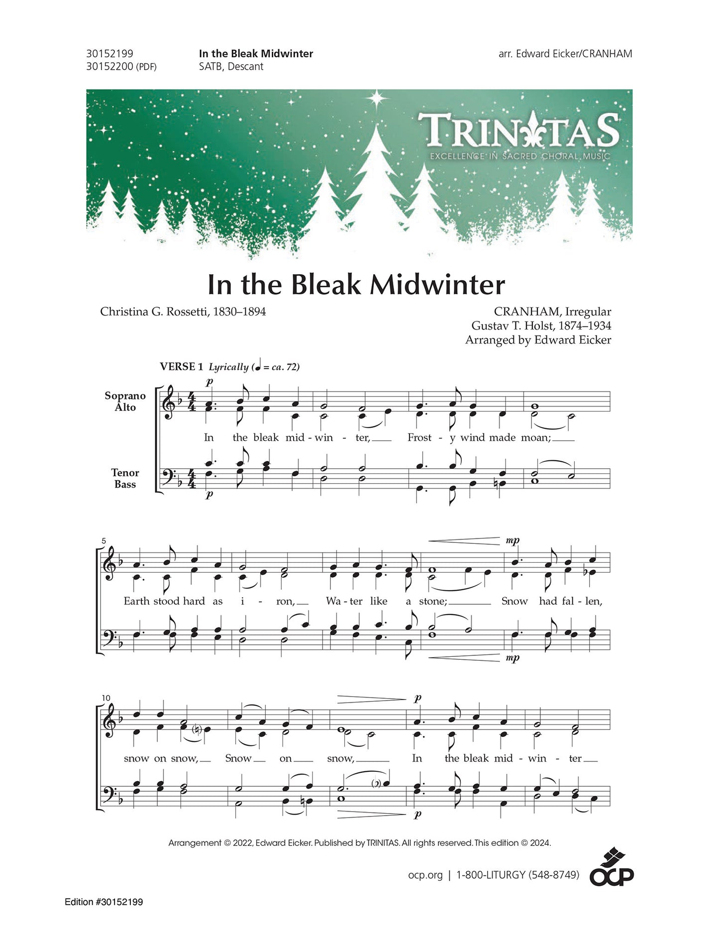 In the Bleak Midwinter