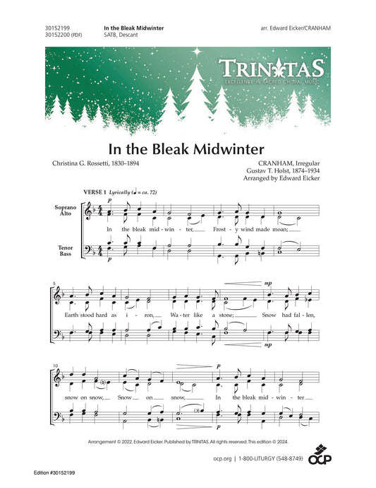 In the Bleak Midwinter