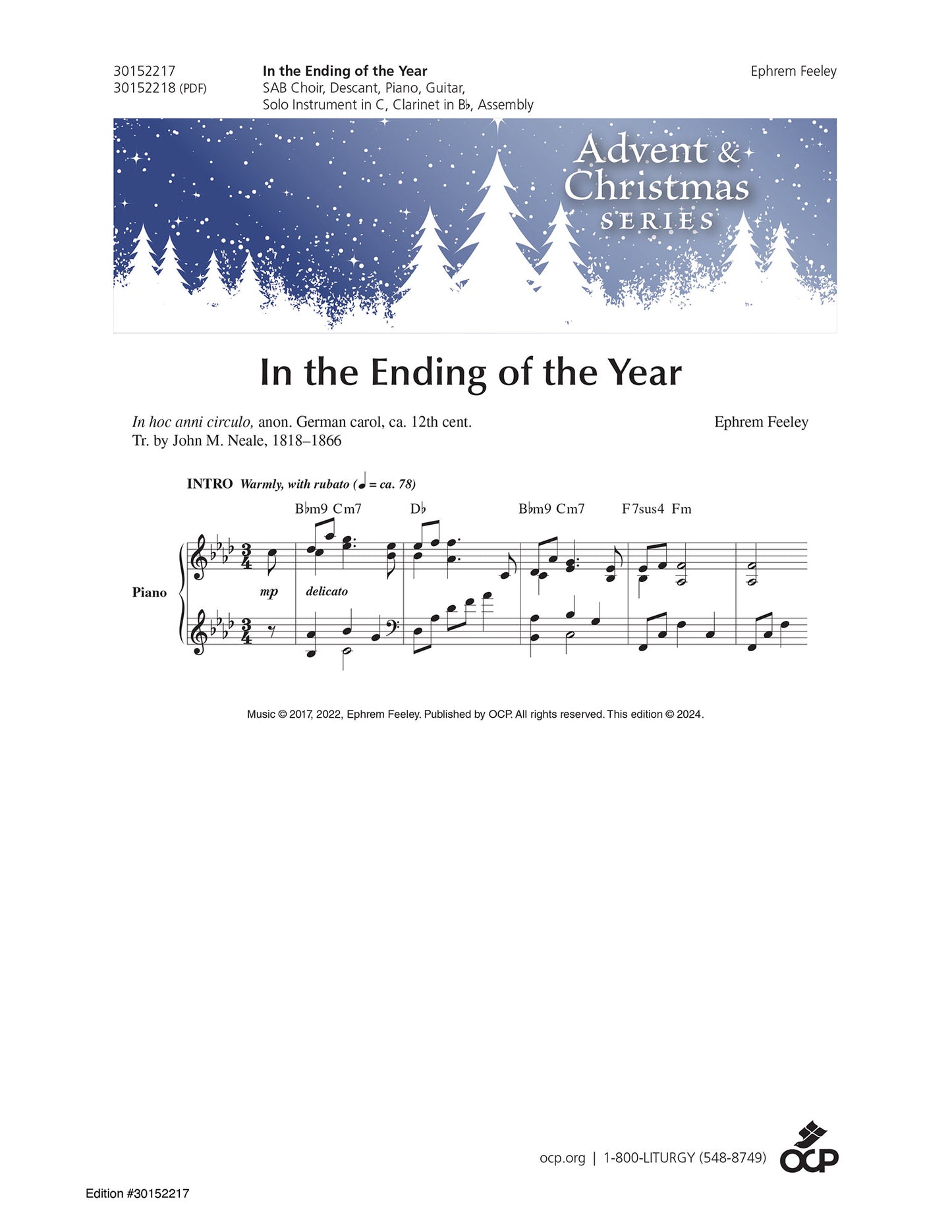 In the Ending of the Year