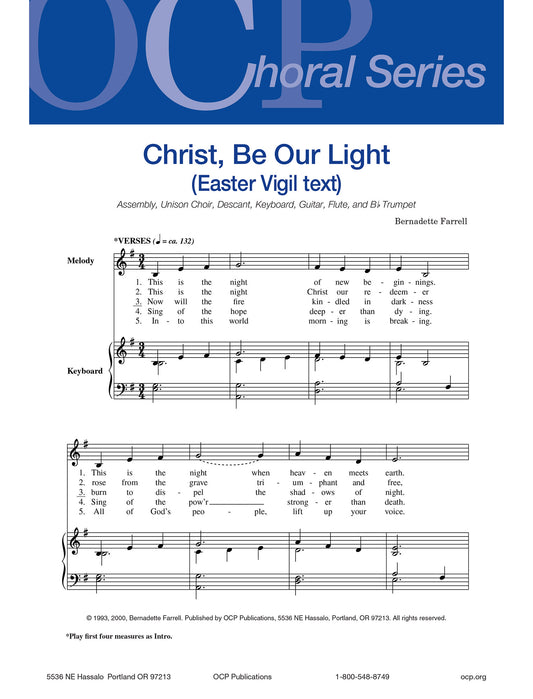Christ, Be Our Light: Easter Vigil Edition