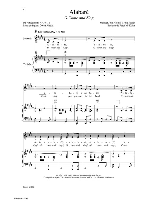 Alabaré/O Come and Sing