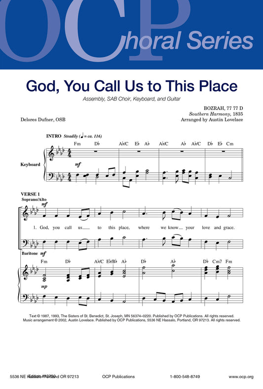 God, You Call Us to This Place