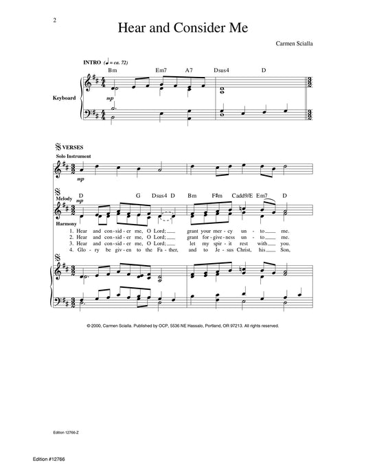 Hear and Consider Me