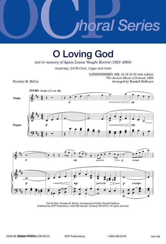 O Loving God