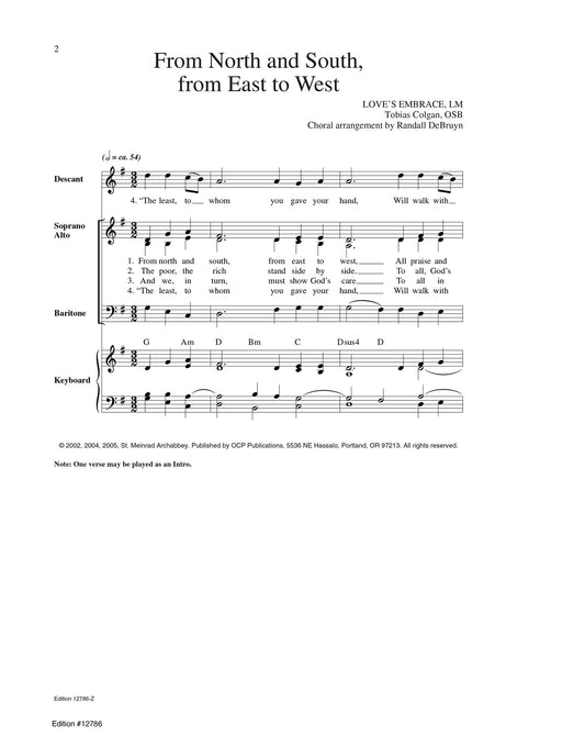 From North and South, From East to West