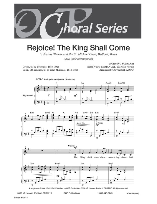 Rejoice! The King Shall Come