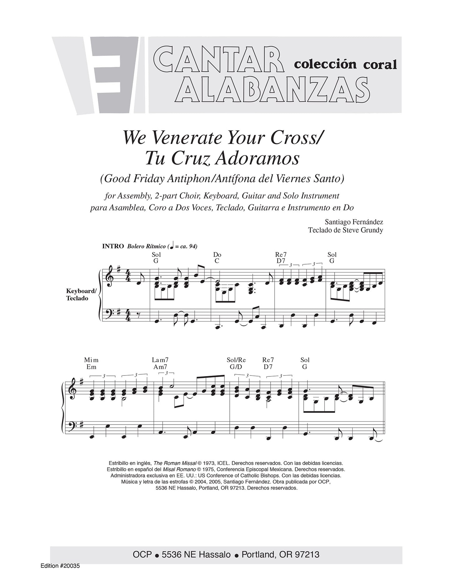 We Venerate Your Cross/Tu Cruz Adoramos