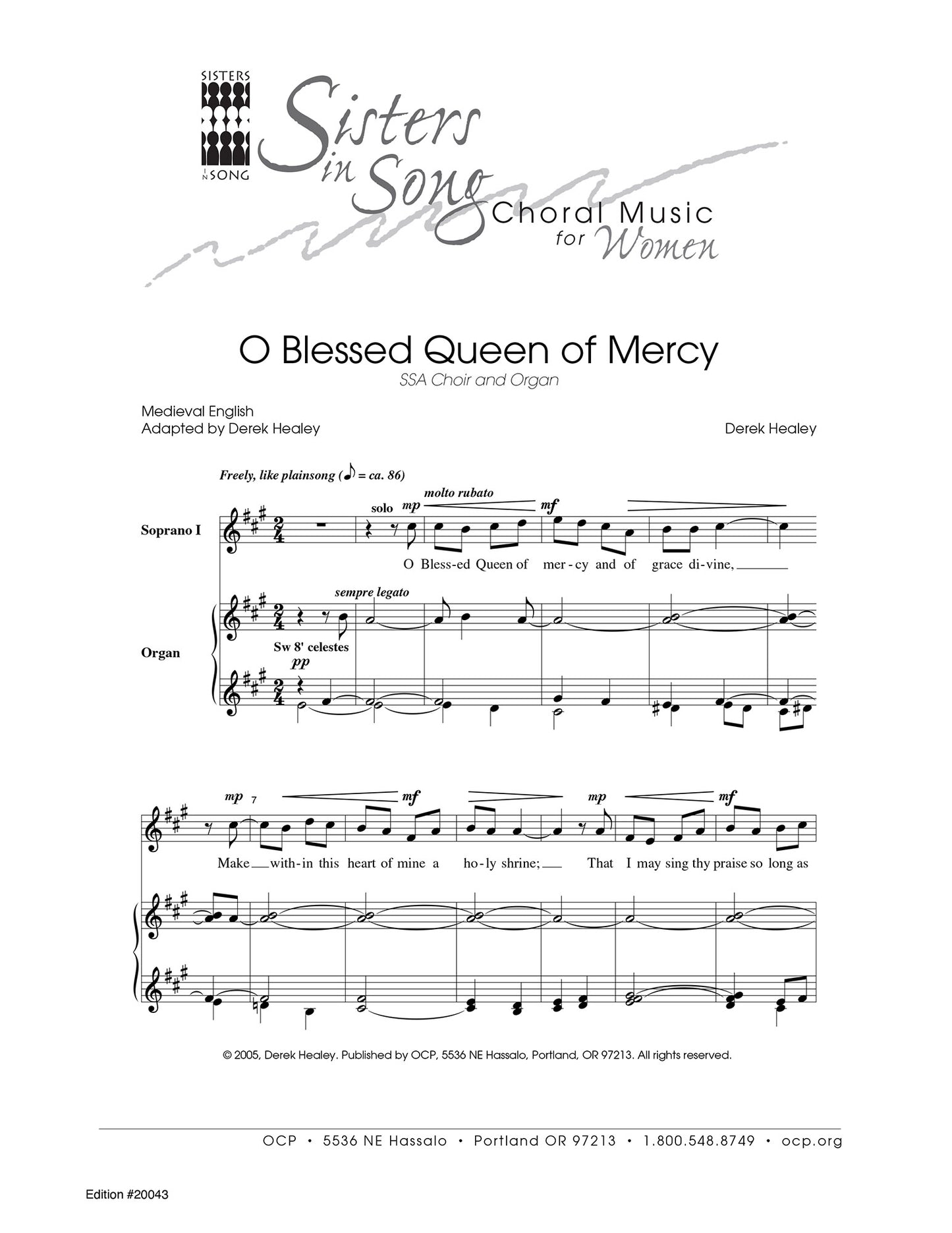 O Blessed Queen of Mercy