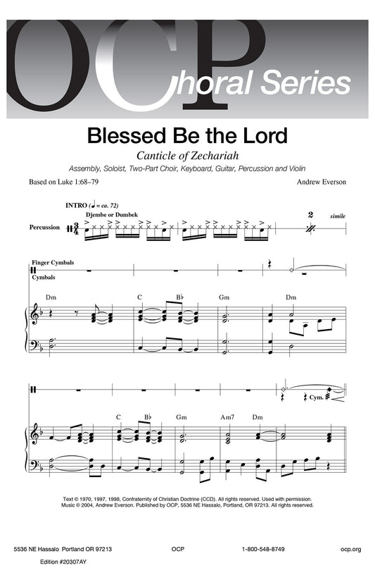 Blessed Be the Lord