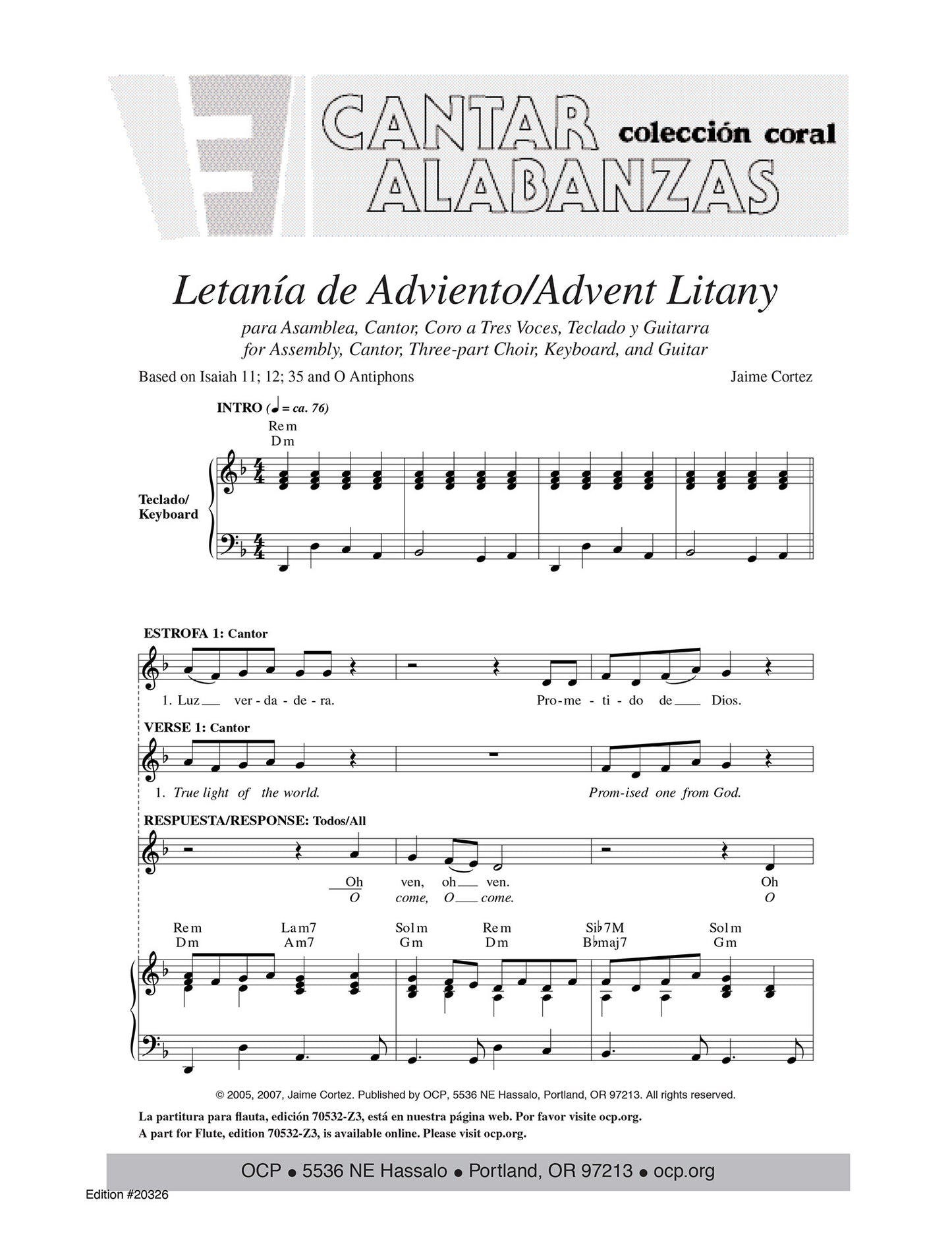 Letan’a de Adviento/Advent Litany