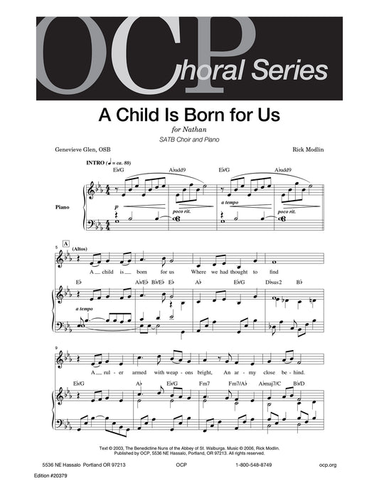 A Child Is Born for Us