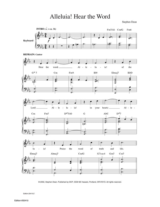 Alleluia! Hear the Word