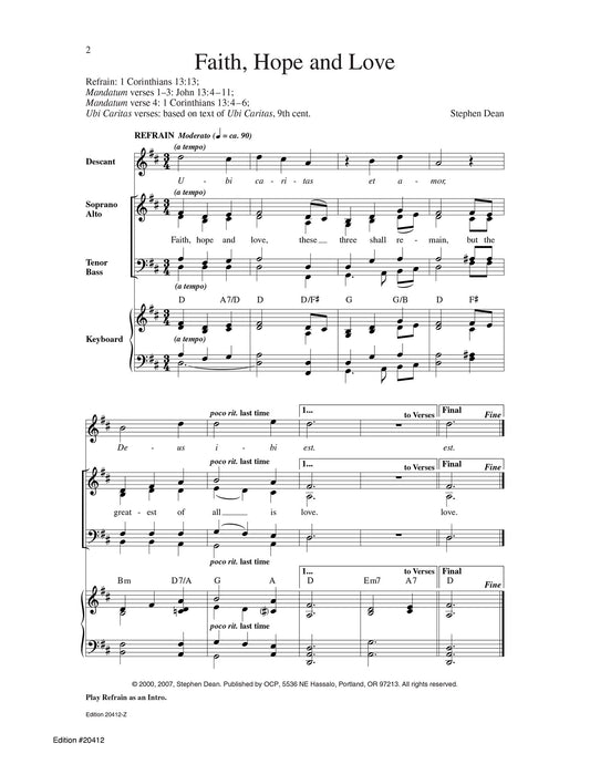 Faith, Hope and Love