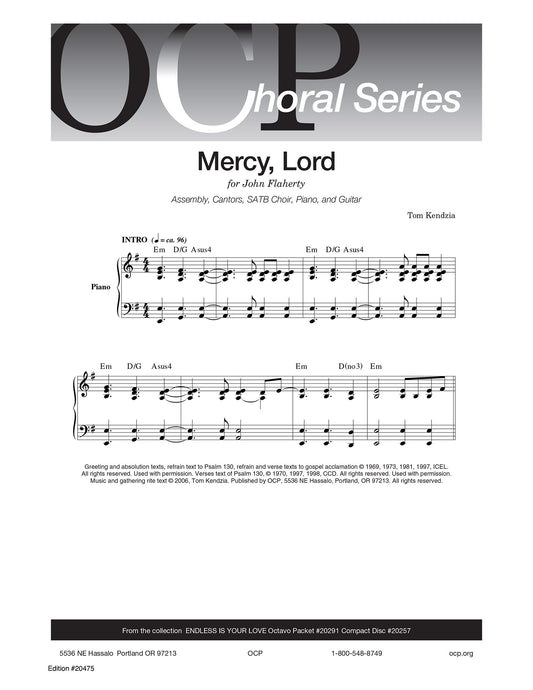Mercy, Lord