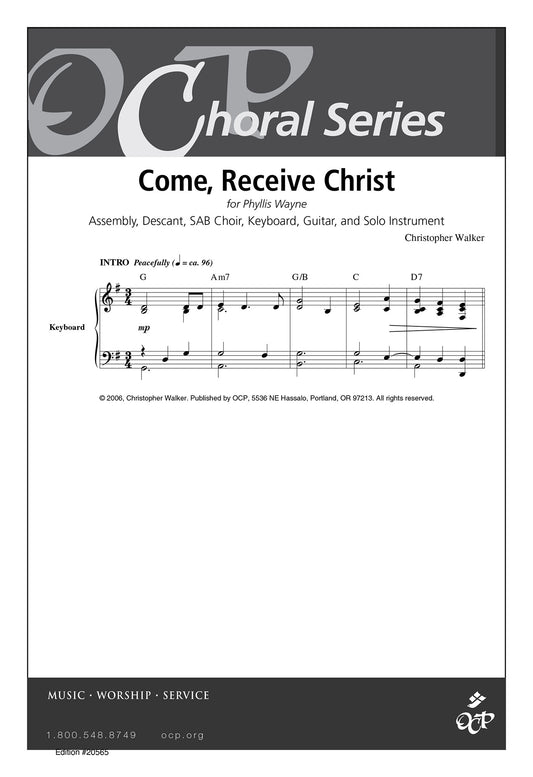 Come, Receive Christ