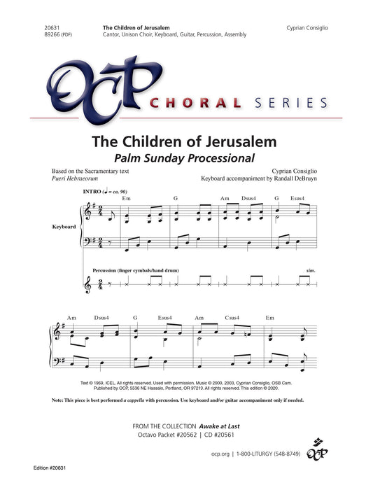 The Children of Jerusalem