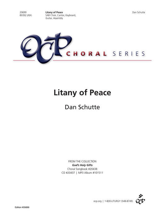 Litany of Peace