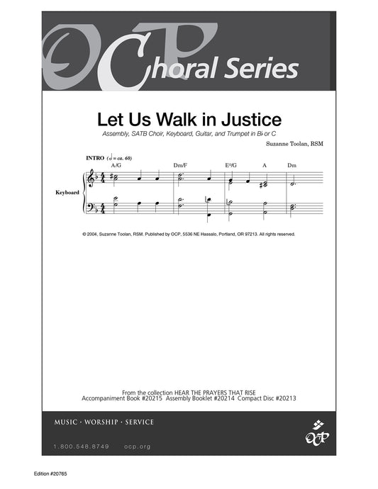Let Us Walk in Justice