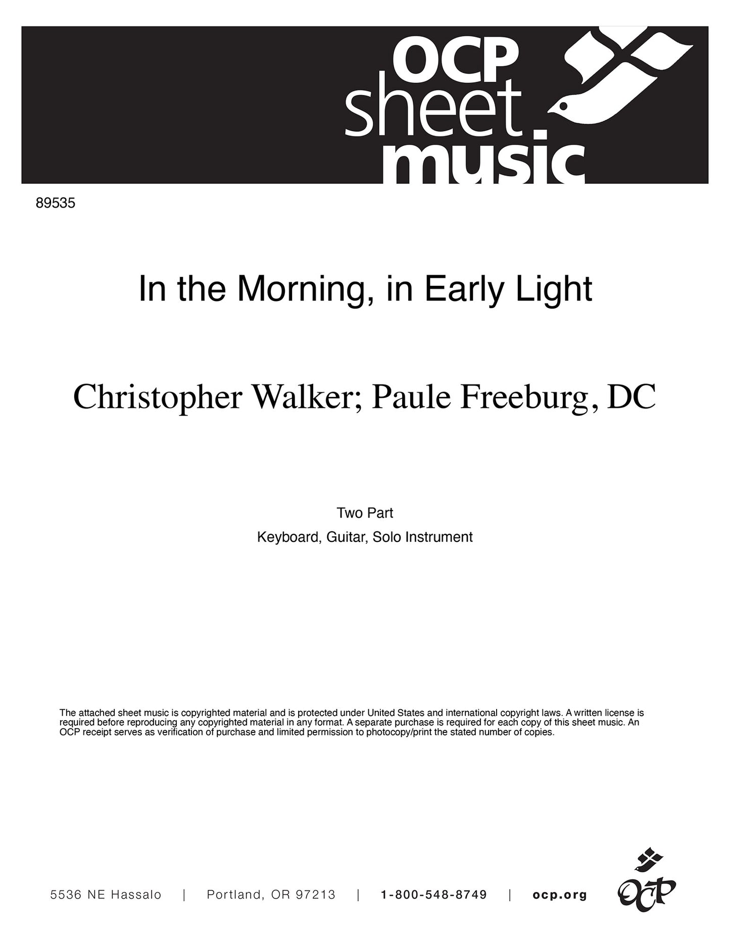 In the Morning, in Early Light