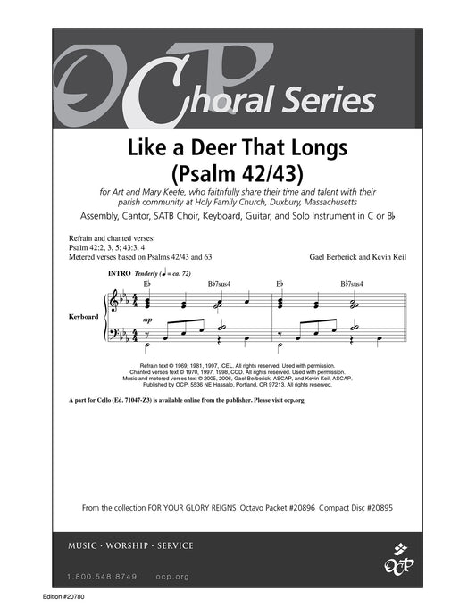 Like a Deer That Longs (Psalm 42/43)