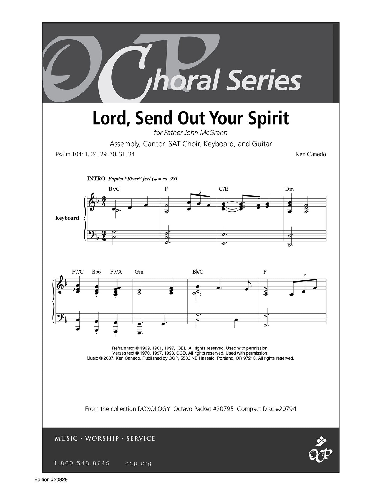 Lord, Send Out Your Spirit