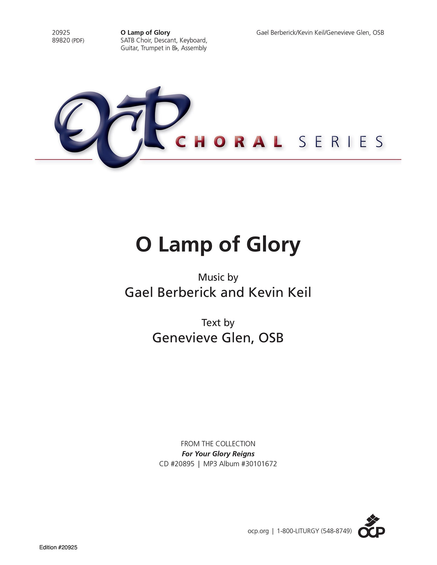 O Lamp of Glory